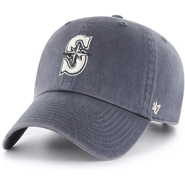 Amazon.com: 47 MLB Seattle Mariners Brand Royal Basic Logo